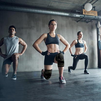 Copper Knee Brace with Strap for Knee Support