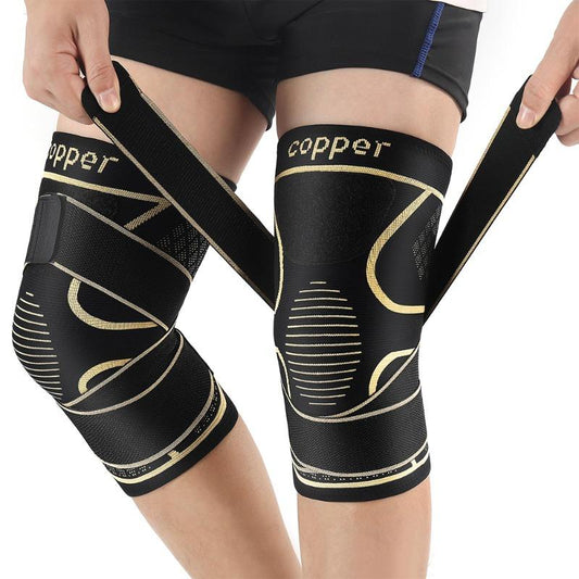 Copper Knee Brace with Strap for Knee Support