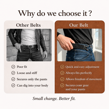 FlexBelt™ ✦ No Buckle. No Pressure. Just Comfort.